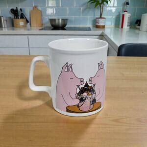 VTG June Sobel 1980 Pigaroo "We Can't Go On Eating Like This!" England Mug Cup